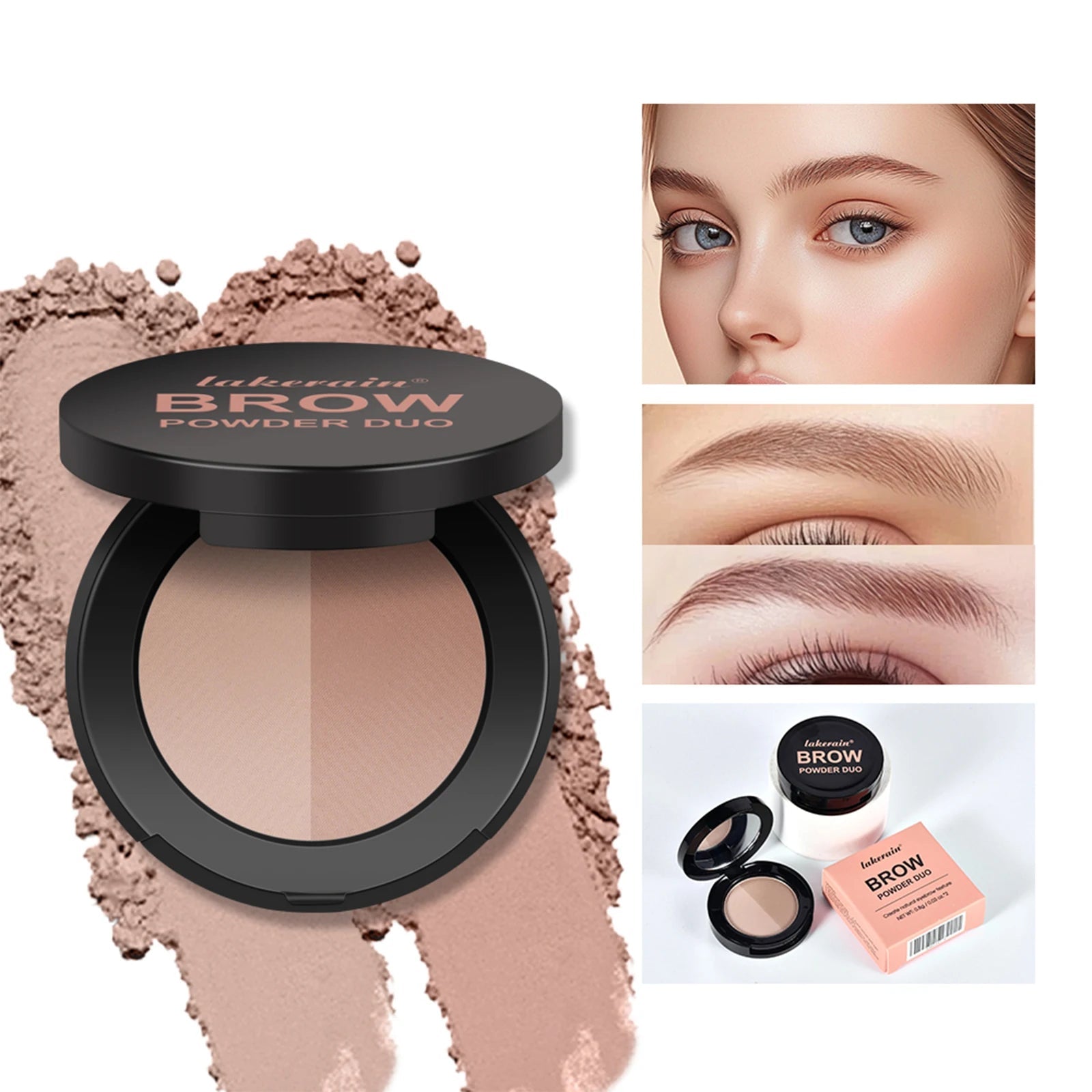 6-Color Dual Brow Powder Palette