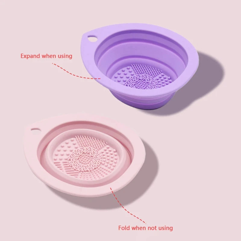 Folding Silicone Makeup Brush Cleaner