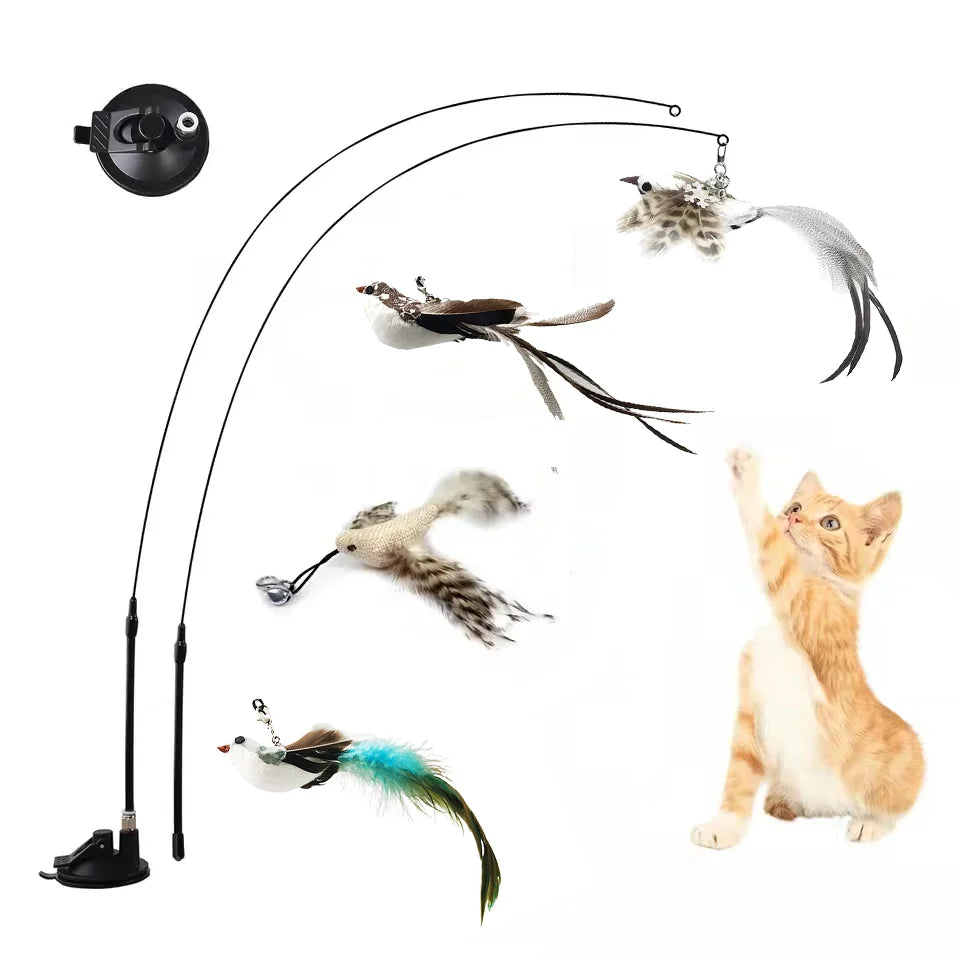 Feather Bird Cat Toy: Interactive Fun for Feline Friends