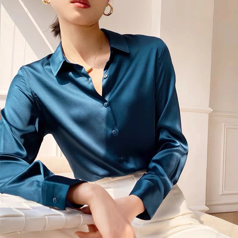 Elegant Satin Blouse