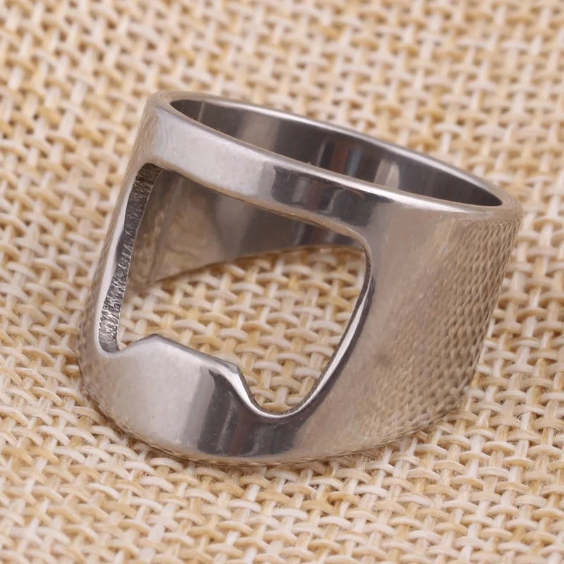 Stainless Steel Ring Bottle Opener