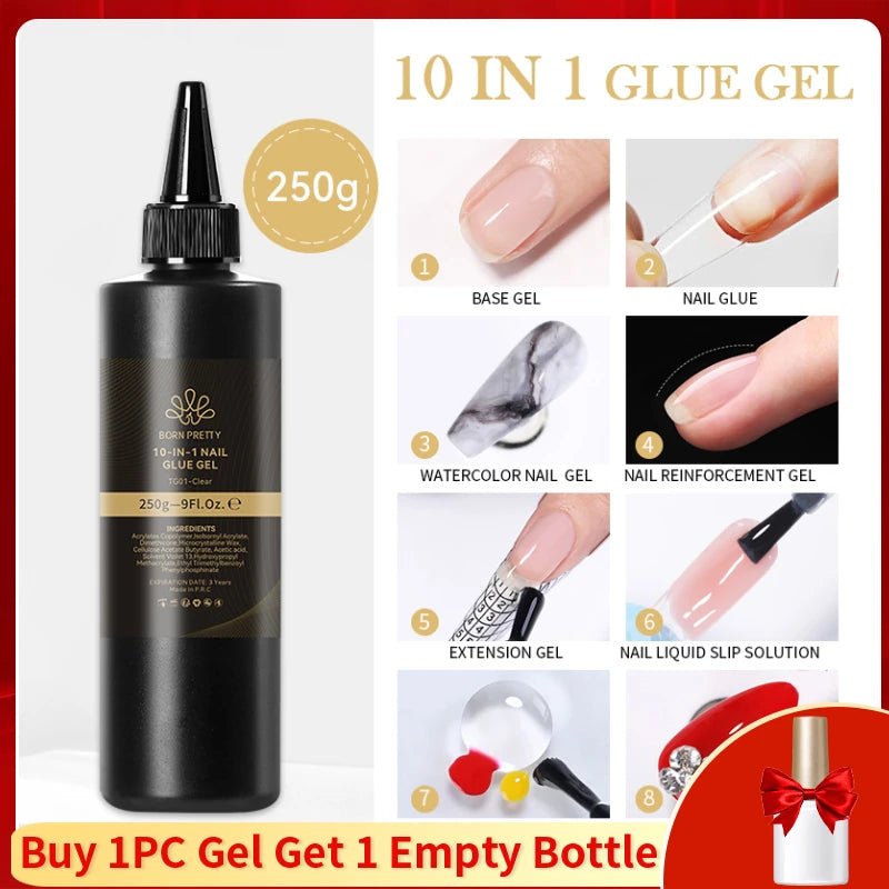 250g Super Top Coat Gel Nail Polish Set