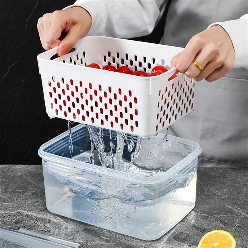 Fresh Vegetable Fruit Drain Basket