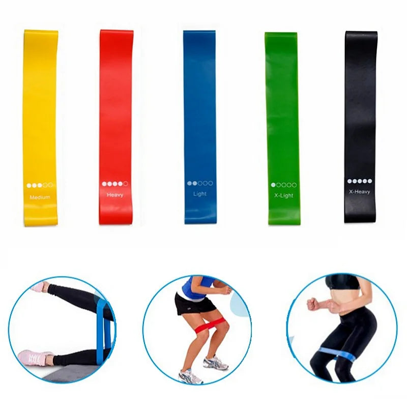 Rubber Loop Resistance Bands Set