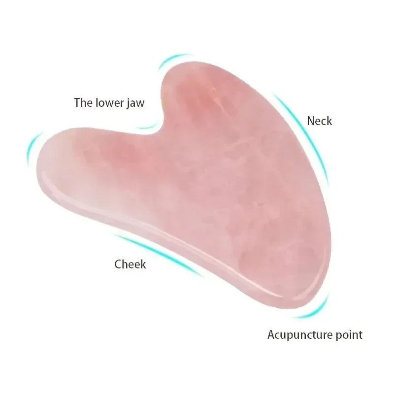 Rose Quartz Gua Sha Stone