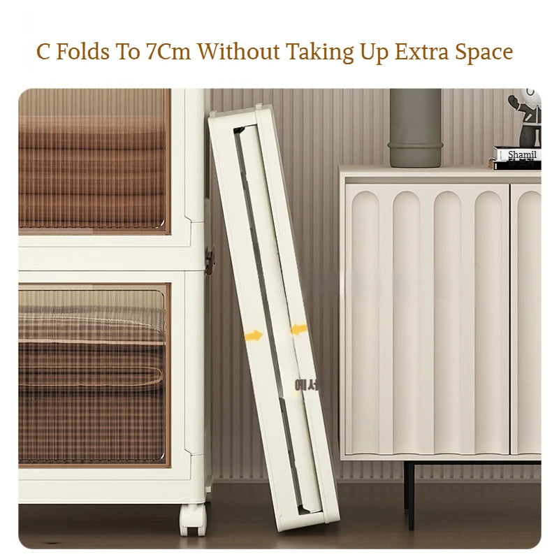 Foldable Transparent Storage Boxes