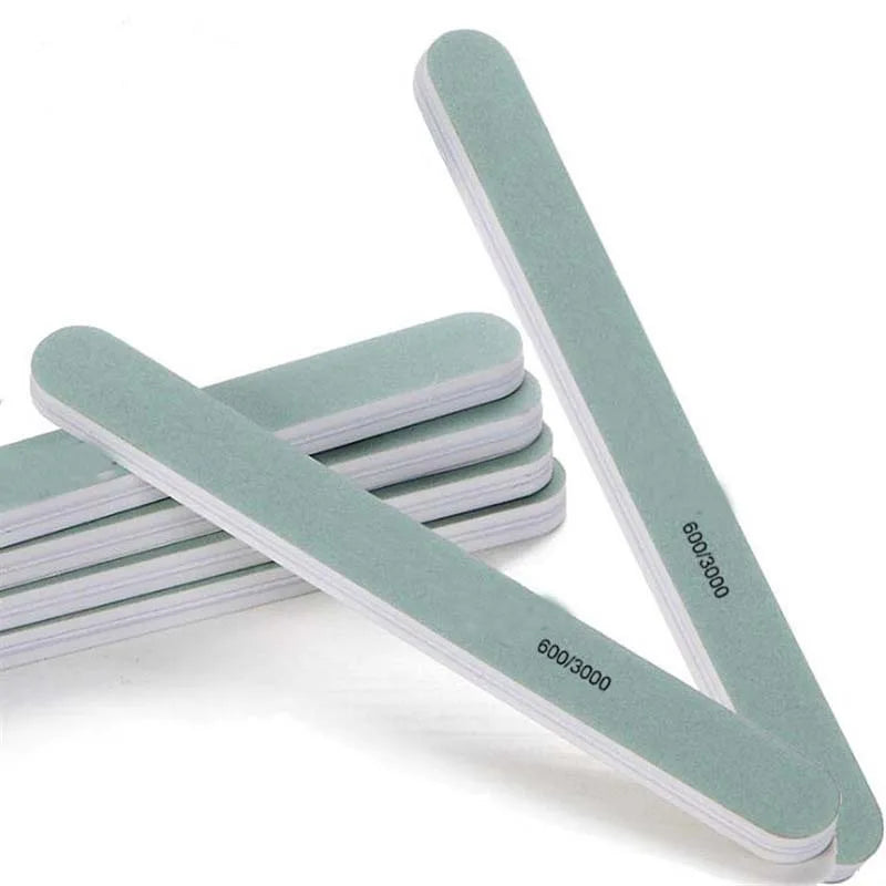 Dual-Grit Professional Nail Buffer Files