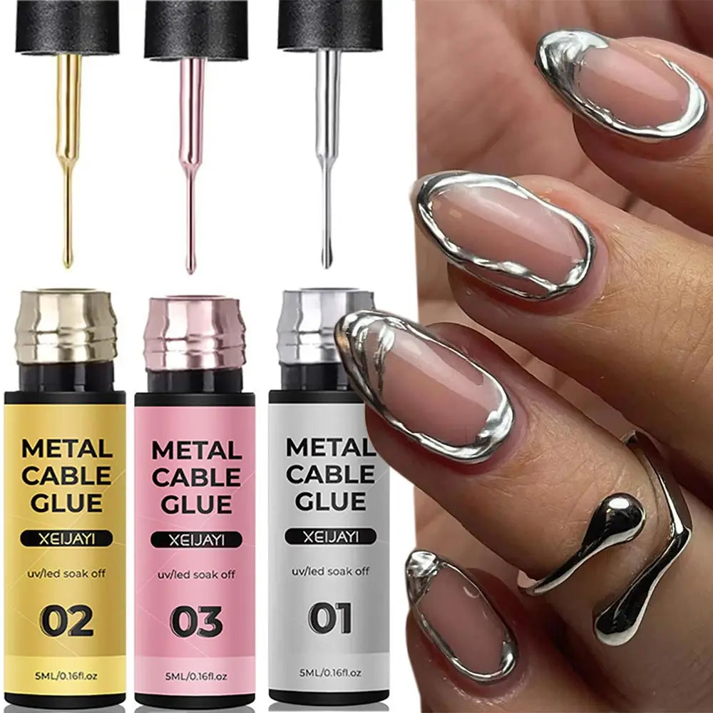 Ultra-Bright Metallic Liner Gel Polish