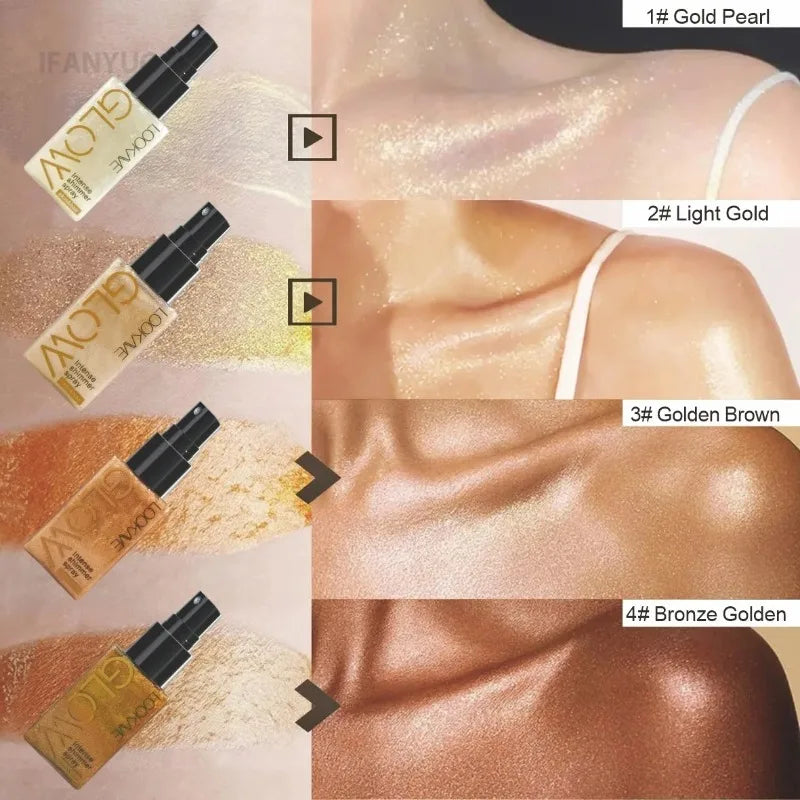 Pearlescent Shimmer Oil Spray