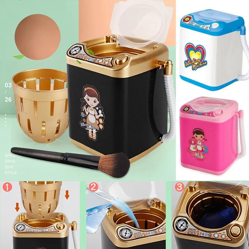 Mini Electric Makeup Brush Washing Machine