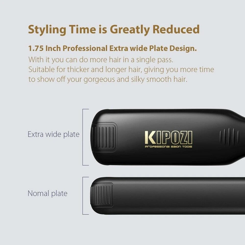 Professional Titanium Flat Iron Hair Straightener