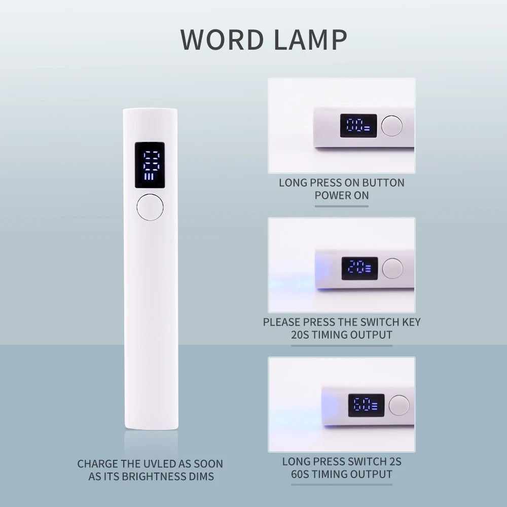 Portable UV LED Nail Lamp