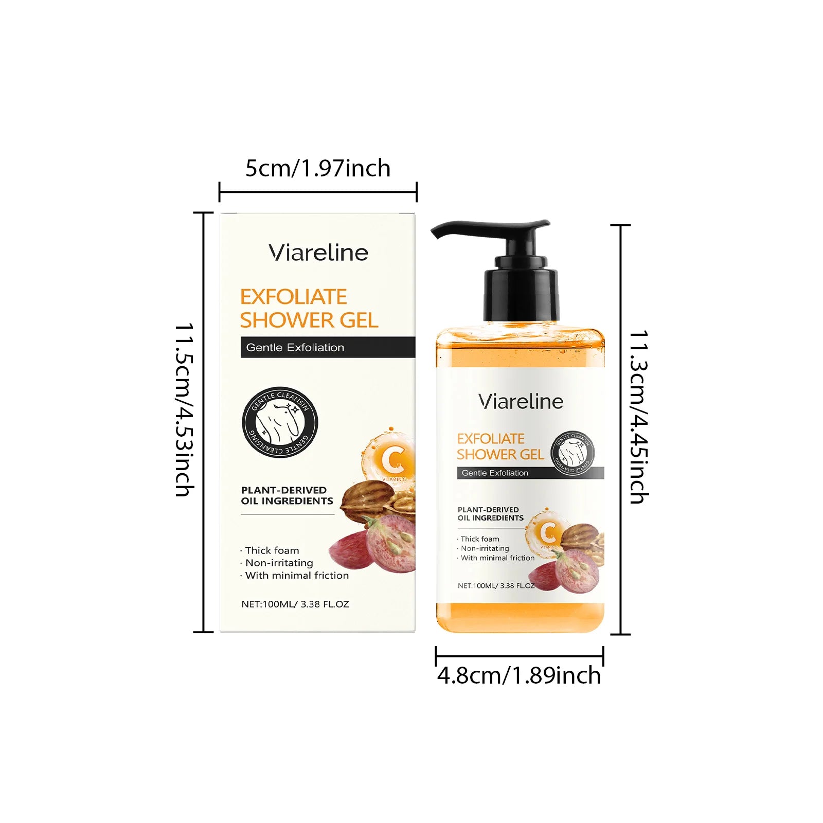 Gentle Exfoliating Body Shower Gel