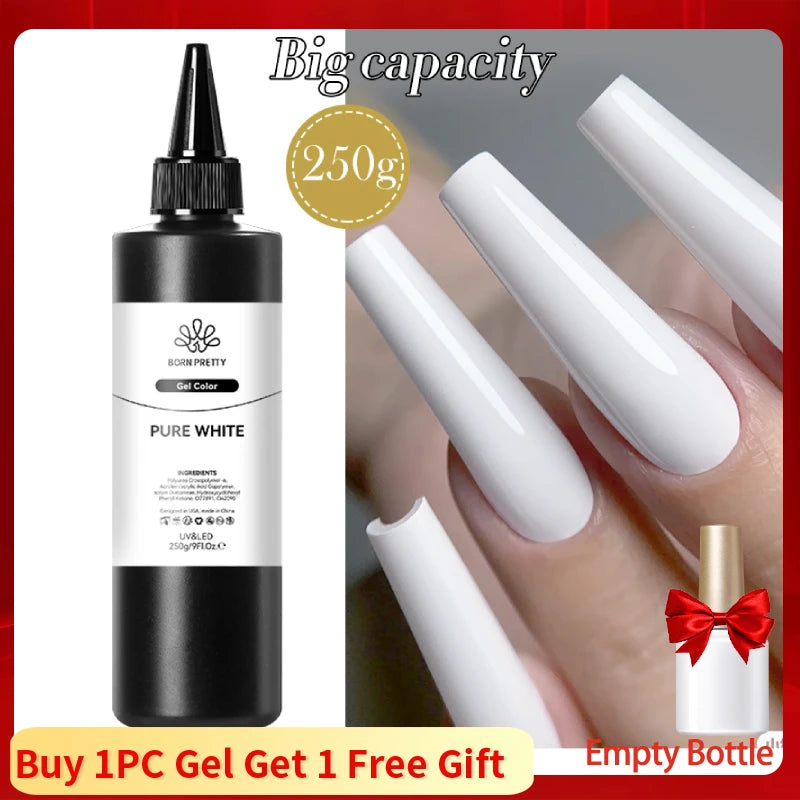 250g Super Top Coat Gel Nail Polish Set