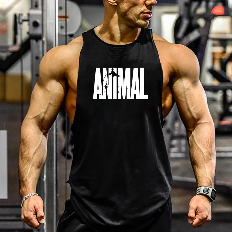 Animal Letter Gym Tank