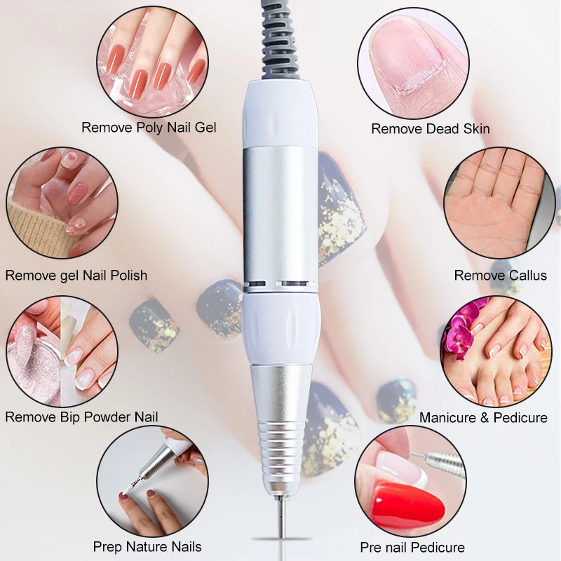 Electric Nail Drill Replacement Handpiece