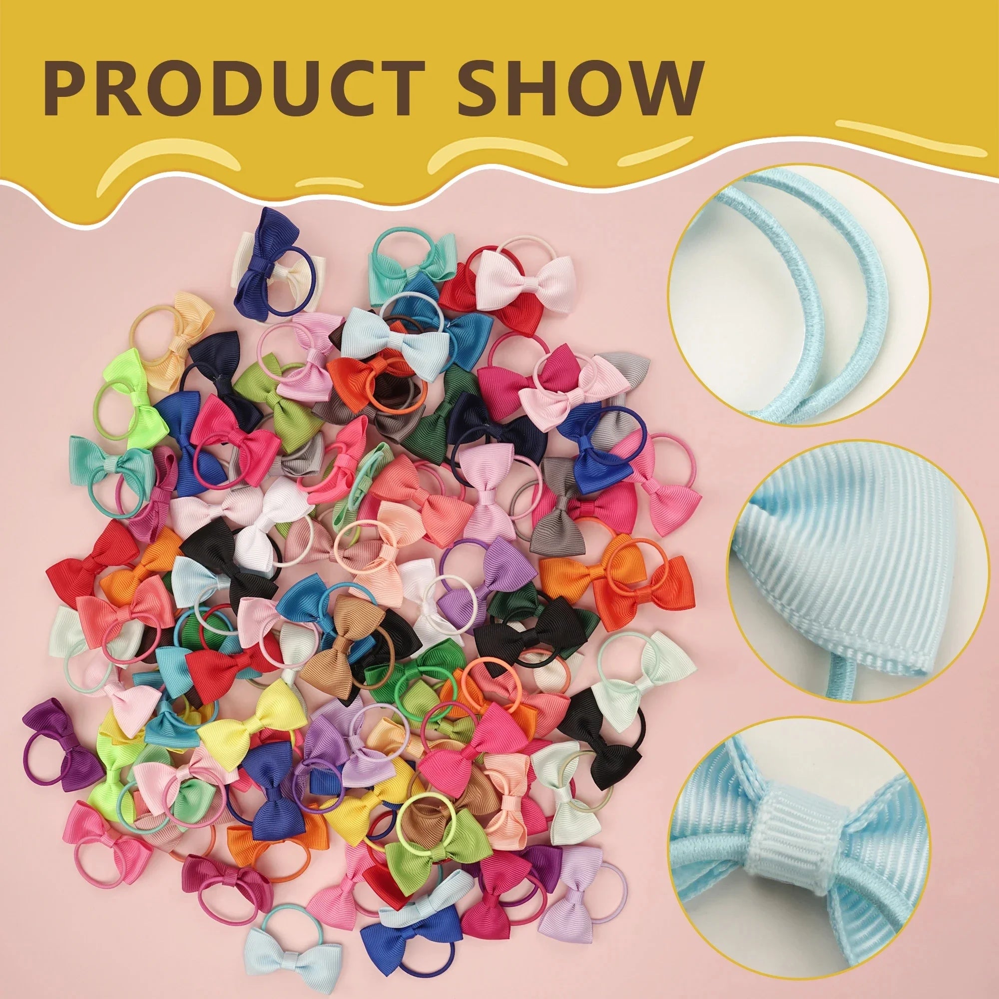 40-Piece Baby Hair Bows