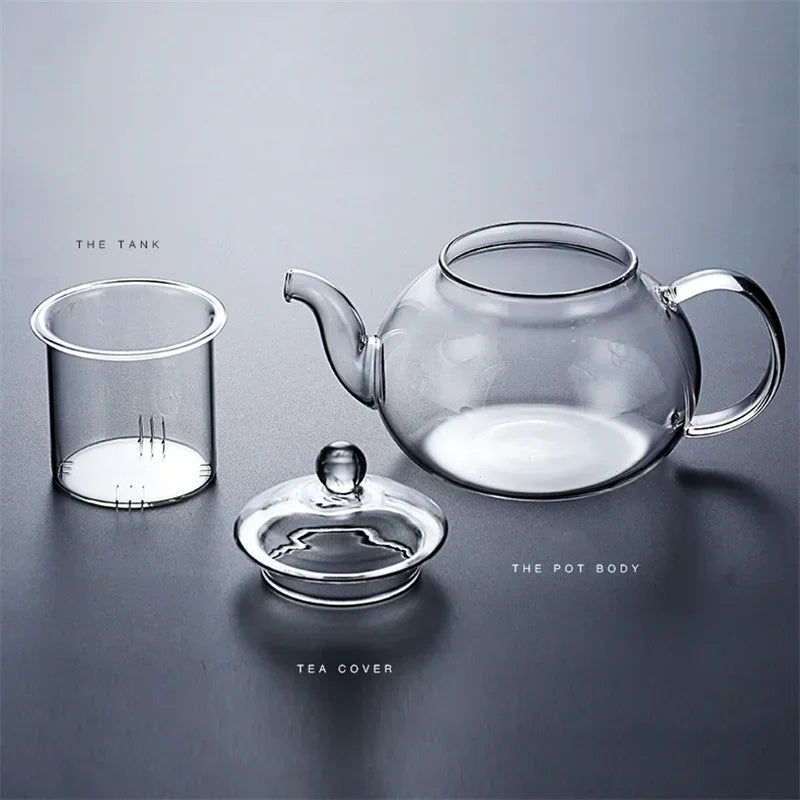 Heat-Resistant Glass Teapot Set
