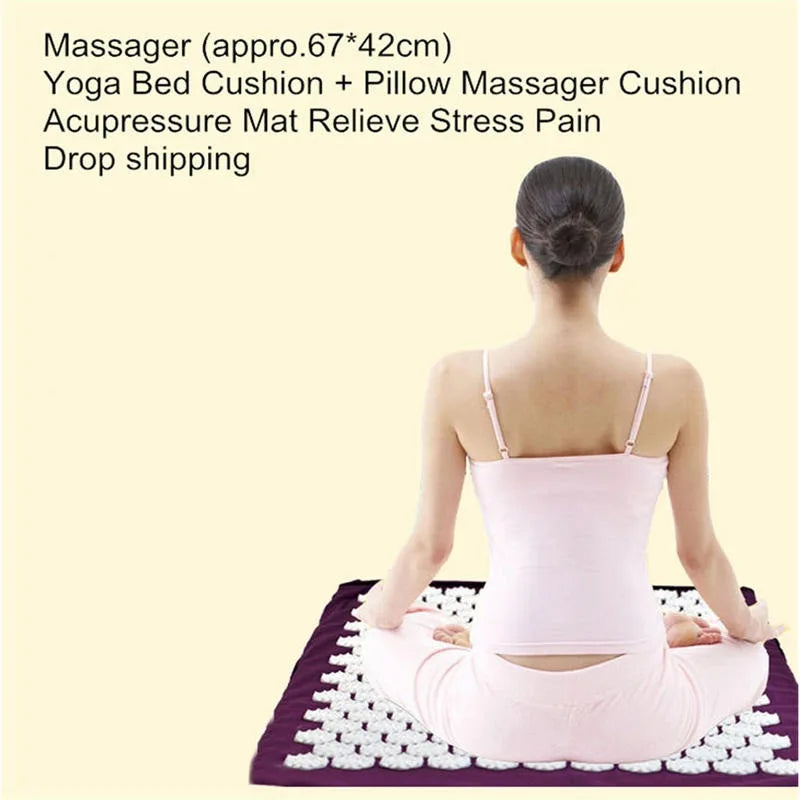 Acupressure Spike Yoga Mat Cushion