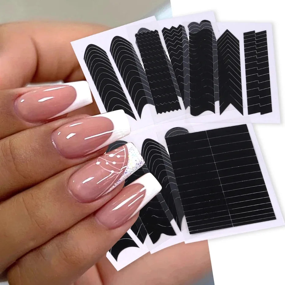 French Nail Art Strip Guides