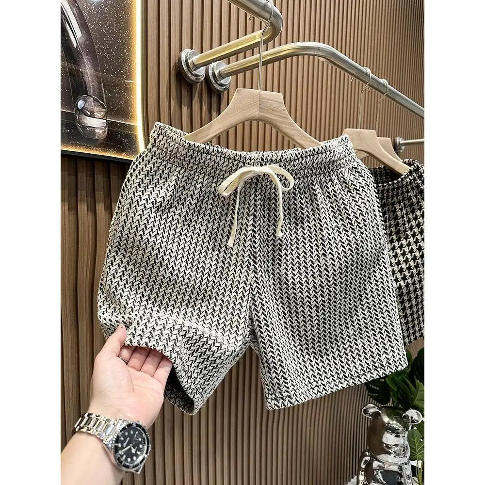 Plaid Print Summer Shorts