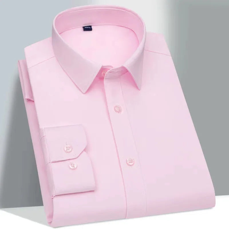 Men’s Solid Color Long Sleeve Shirt