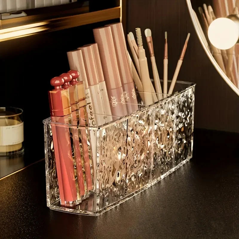 Transparent Acrylic 4-Hole Makeup Organizer