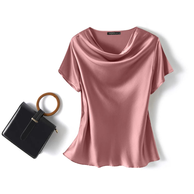 Elegant Satin Blouse
