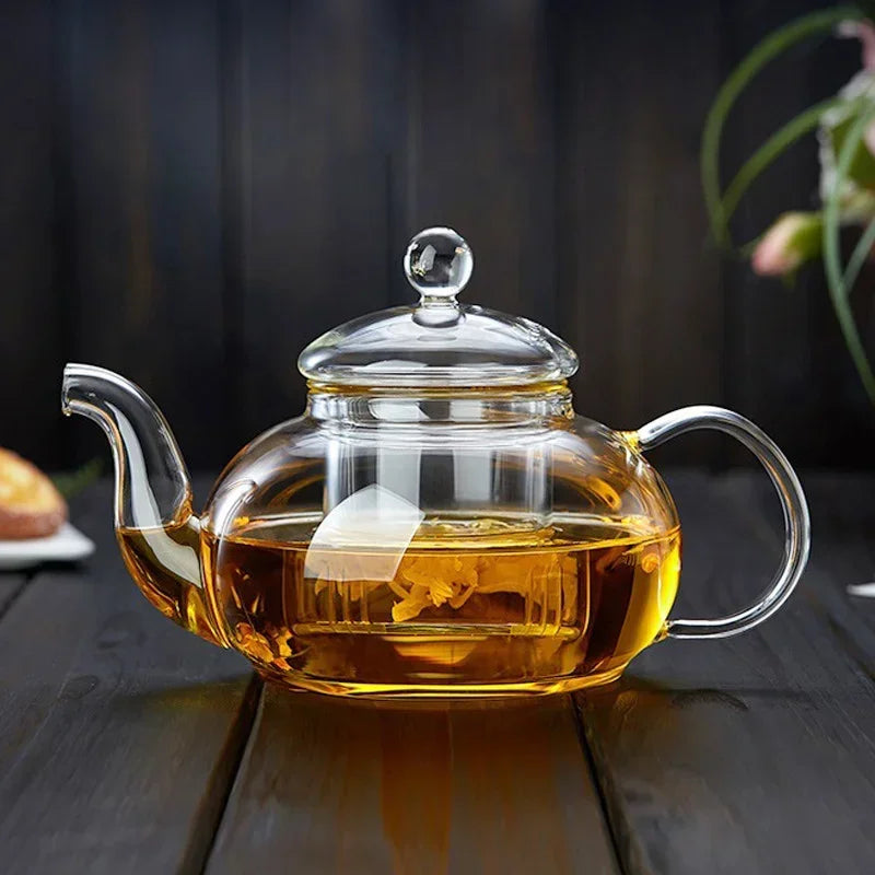 Heat-Resistant Glass Teapot Set