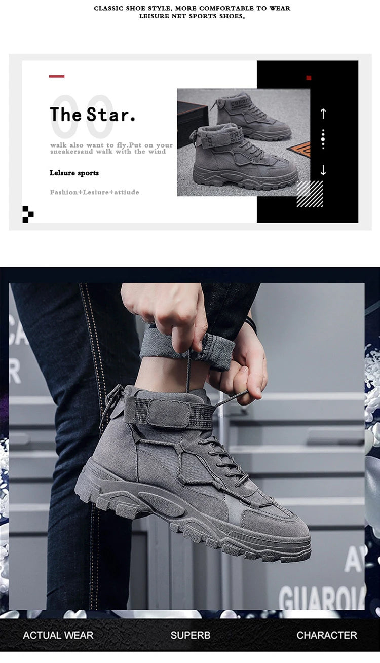 Men's Platform Desert Boots