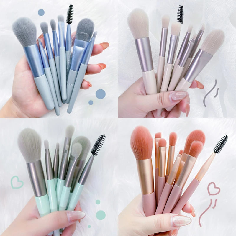 8-Piece Makeup Brush Set