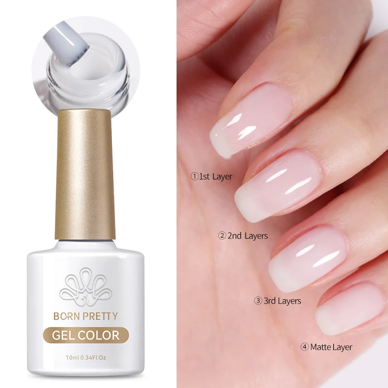 Champagne Gold Reflective Glitter UV Gel Polish