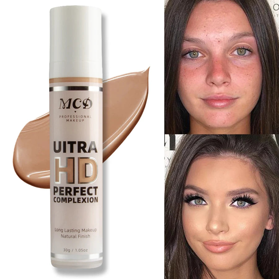 9-Shade Full Coverage Liquid Foundation