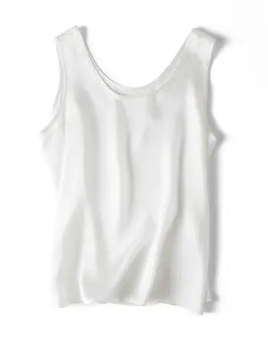 100% Real Silk Sleeveless Tank