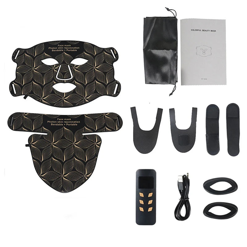 8-Color LED Facial and Neck Mask