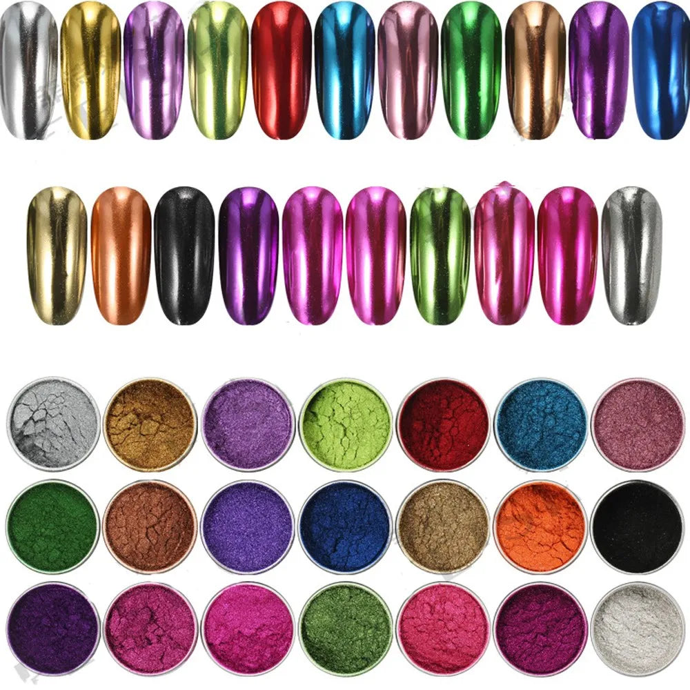 Metallic Mirror Effect Chrome Powder