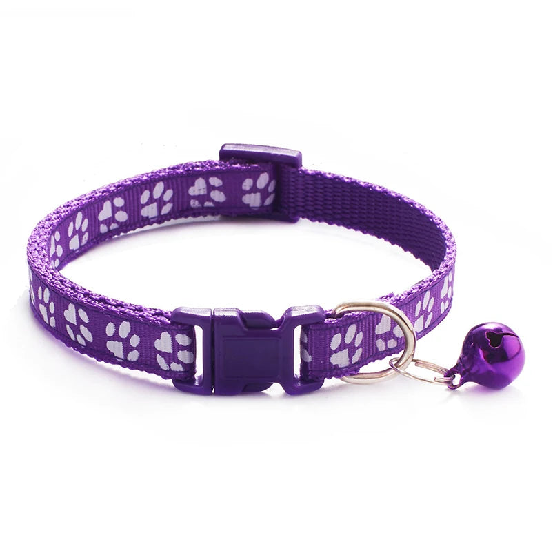 Multi-Color Cat Collar with Bell