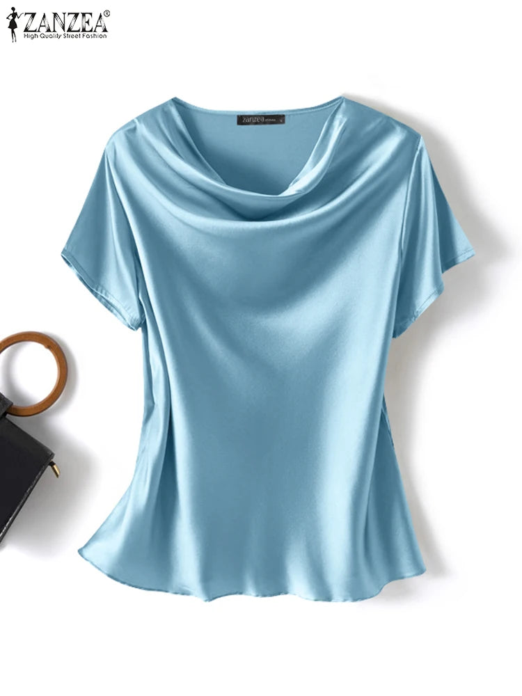 Elegant Satin Blouse