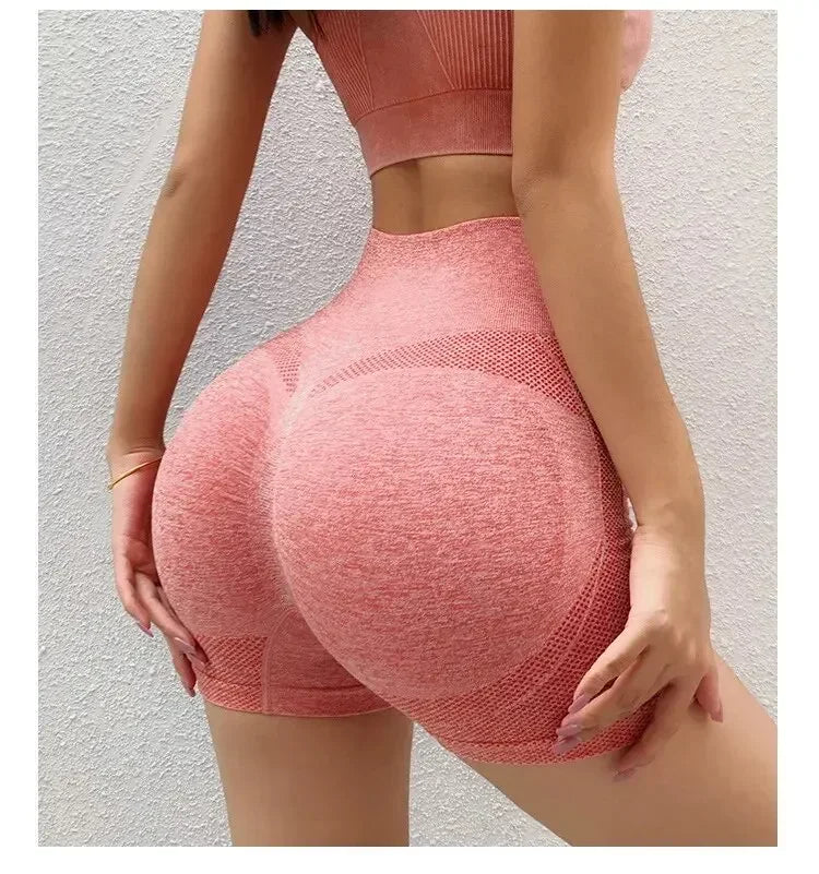High Waist Honey Butt Yoga Shorts