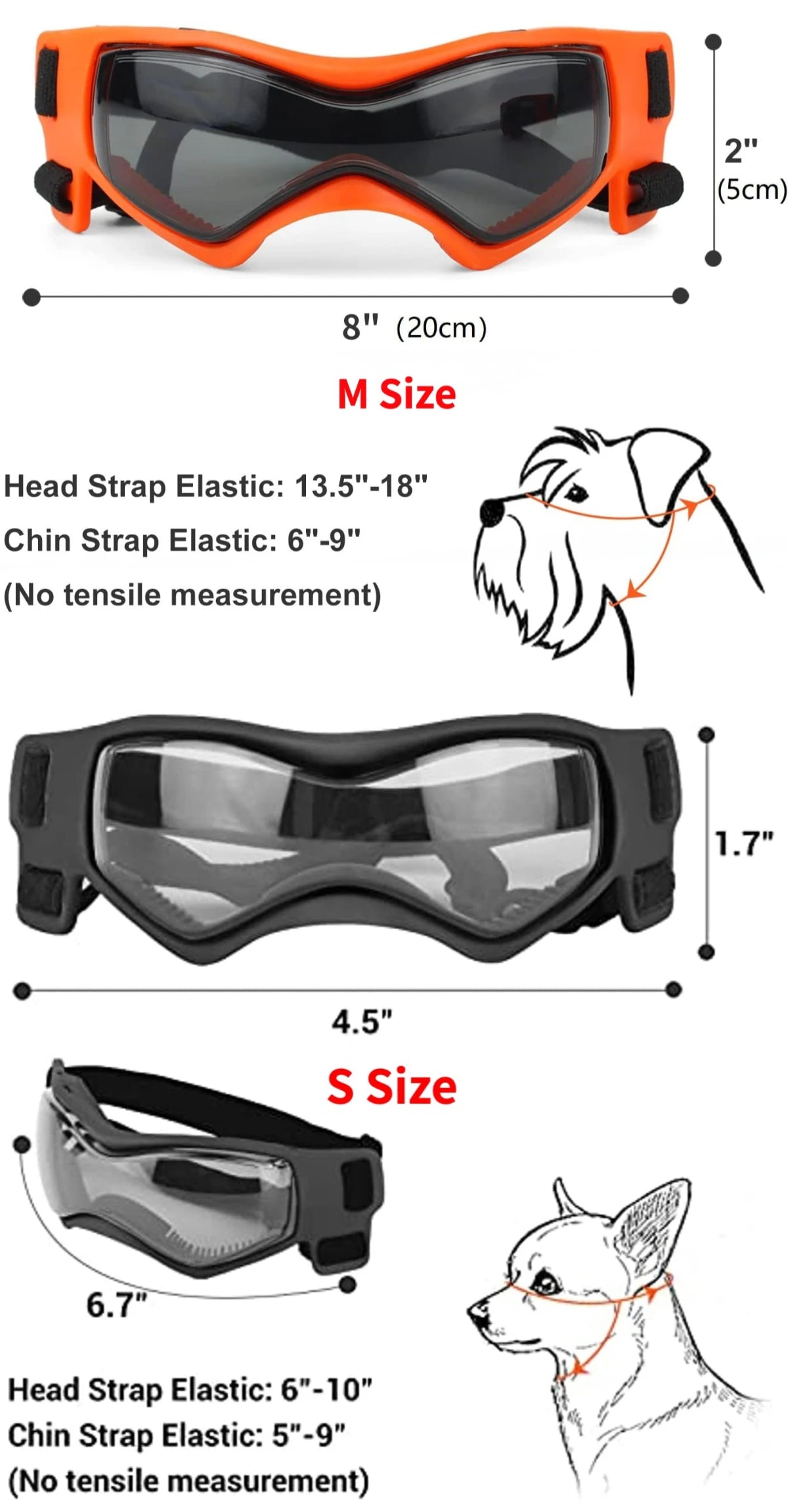 Adjustable UV Protection Pet Sunglasses