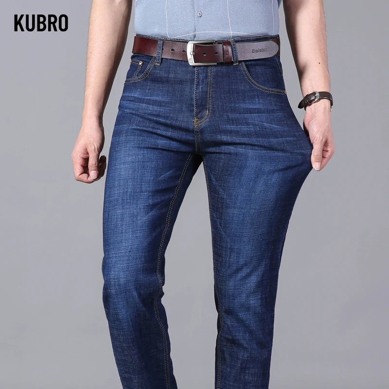 Summer Wide Leg Elastic Denim Jeans