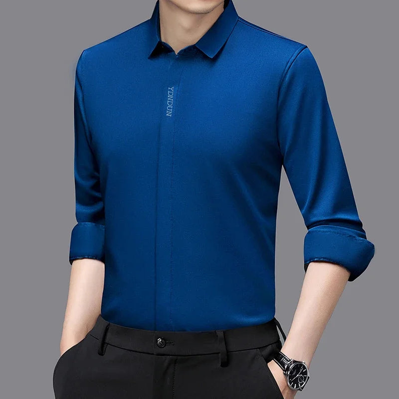 Men’s Wrinkle-Free Long Sleeve Shirt