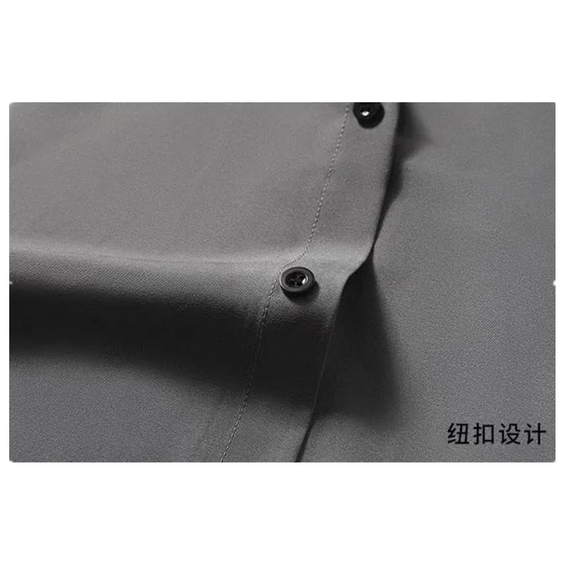 Summer Luxury Silk Men's Business Shirt