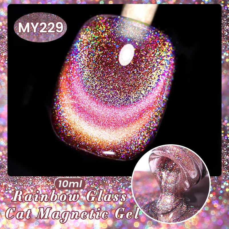 Sparkling Magnetic Cat Eye Gel Polish
