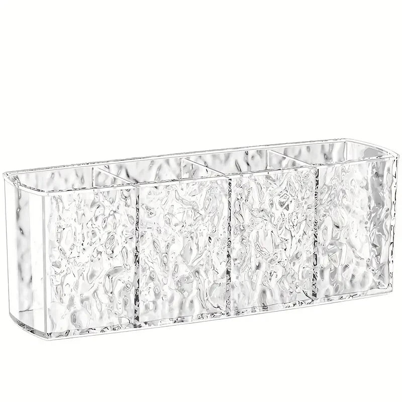Transparent Acrylic 4-Hole Makeup Organizer