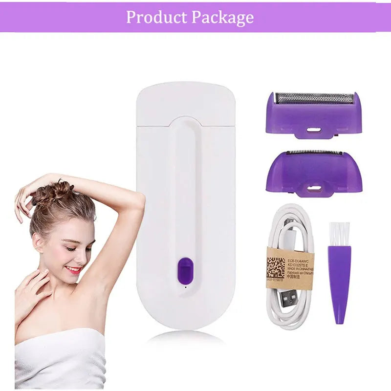 Rechargeable Blue-Light Epilator for Face