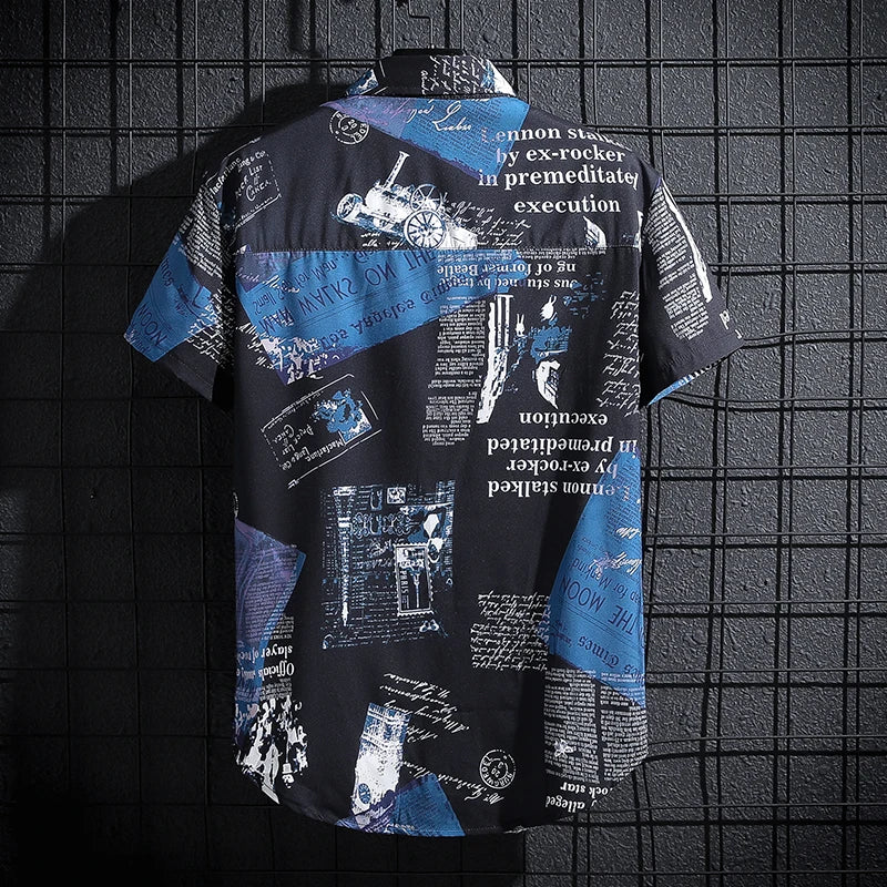 Seaside Vacation Printed Casual Shirt