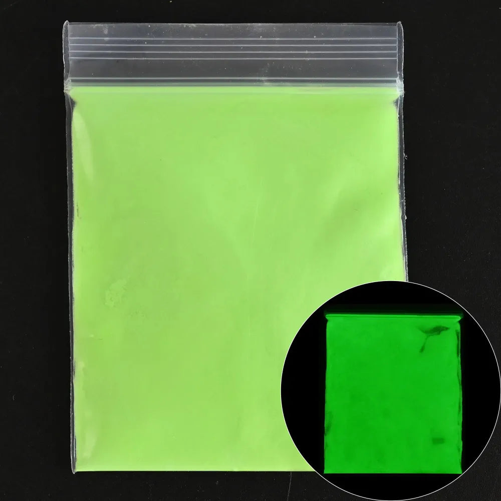 Blue-Green Luminous Nail Powder