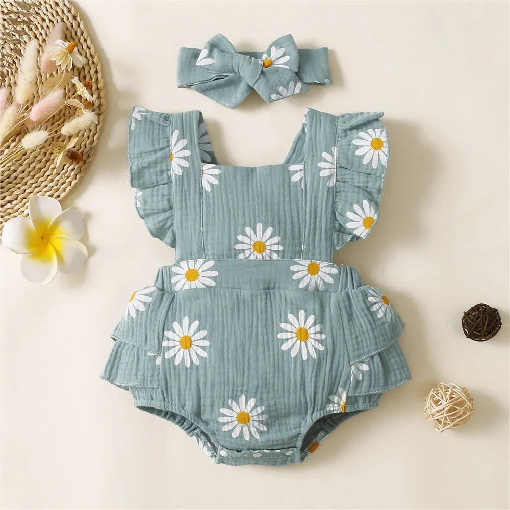 Baby Girl Floral Romper