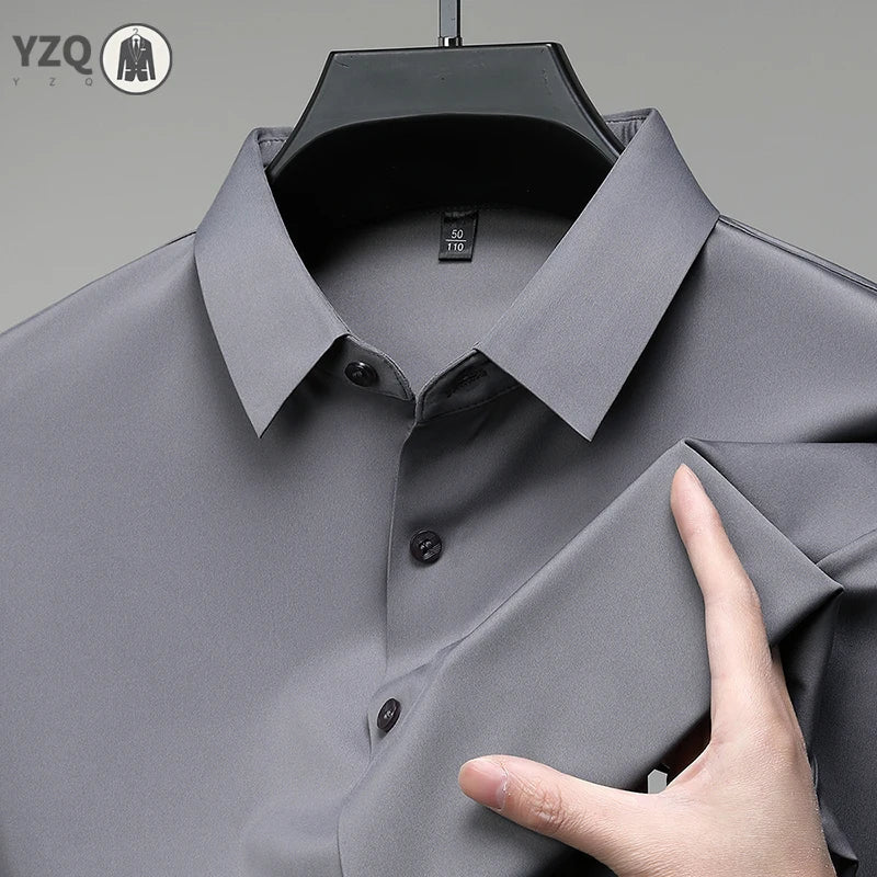 Solid Color Business Shirt